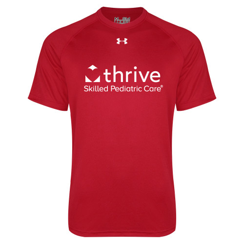 Under Armour Red Tech Tee-Skilled Pediatric Care