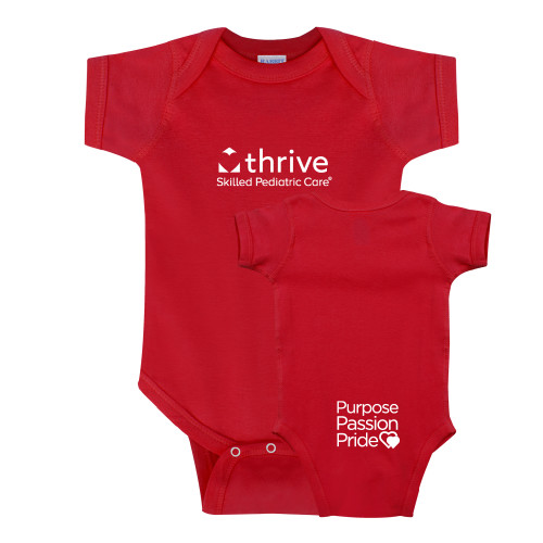 Red Infant Onesie-Skilled Pediatric Care