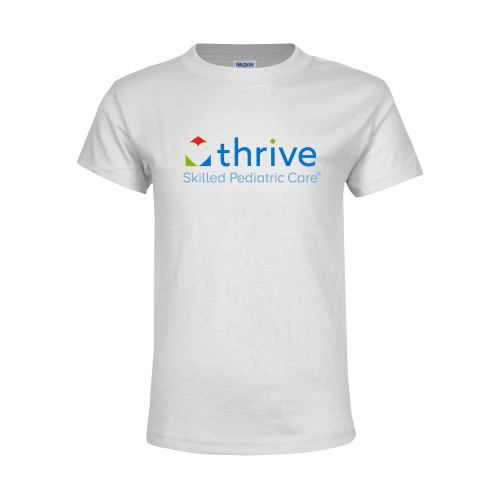 Youth White T Shirt-Skilled Pediatric Care