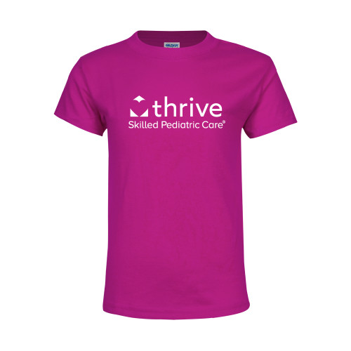 Youth Hot Pink T Shirt-Skilled Pediatric Care