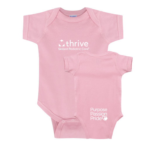 Light Pink Infant Onesie-Skilled Pediatric Care
