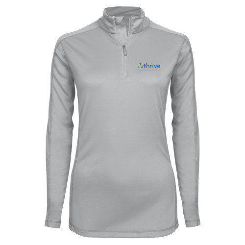 Syntrel Womens Platinum Interlock 1/4 Zip-Skilled Pediatric Care
