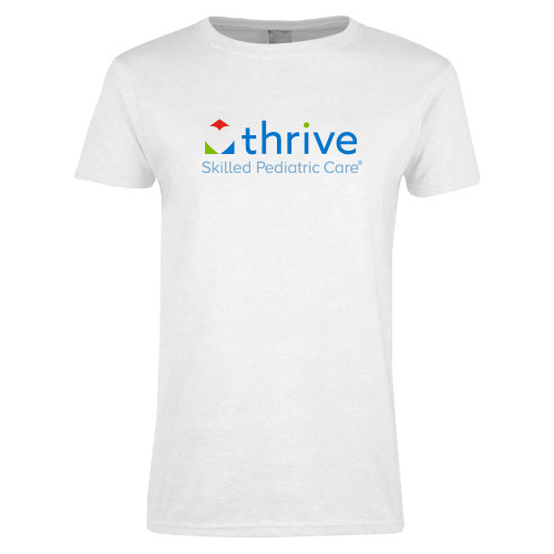 Womens White Short Sleeve Tee-Skilled Pediatric Care