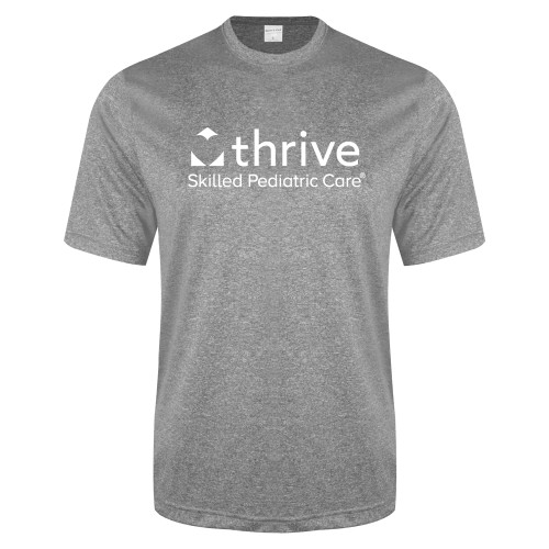 Grey Heather Performance Contender Tee-Skilled Pediatric Care