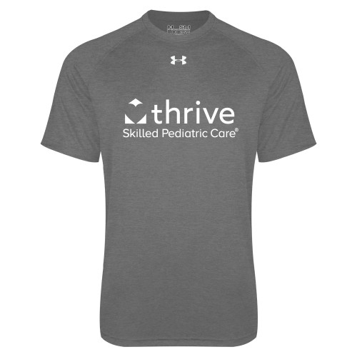 Under Armour Carbon Heather Tech Tee-Skilled Pediatric Care