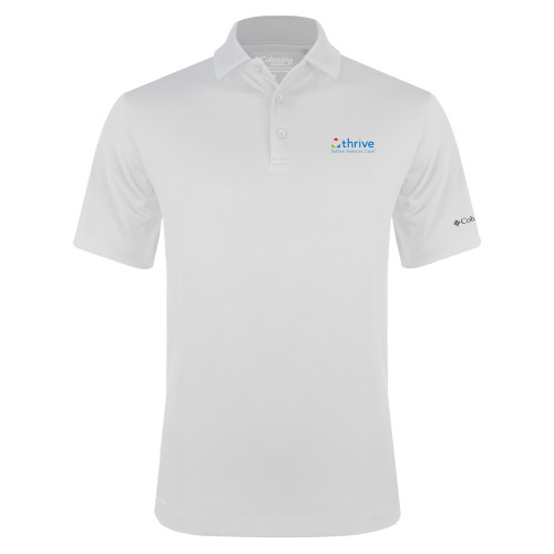 Columbia White Omni Wick Drive Polo-Skilled Pediatric Care