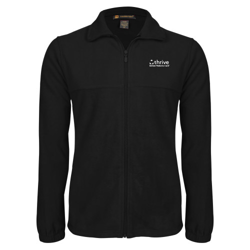 Black Fleece Full Zip Jacket-Skilled Pediatric Care