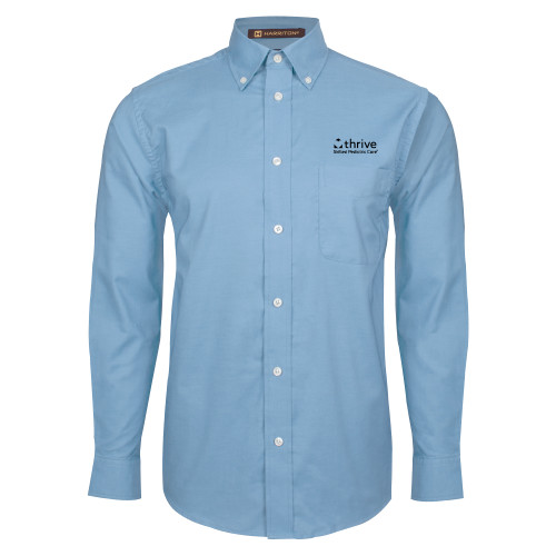 Light Blue Oxford Long Sleeve Shirt-Skilled Pediatric Care