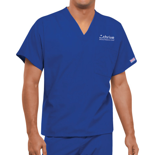 Unisex Royal WW Originals V Neck Scrub Top-Skilled Pediatric Care
