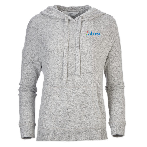 Boxercraft Womens Oxford Grey Heather Cuddle Soft Hoodie-Skilled Pediatric Care