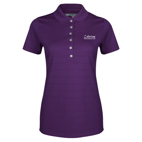 Callaway Womens Purple Opti Vent Polo-Skilled Pediatric Care