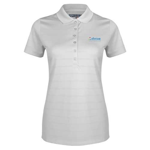 Callaway Womens White Opti Vent Polo-Skilled Pediatric Care