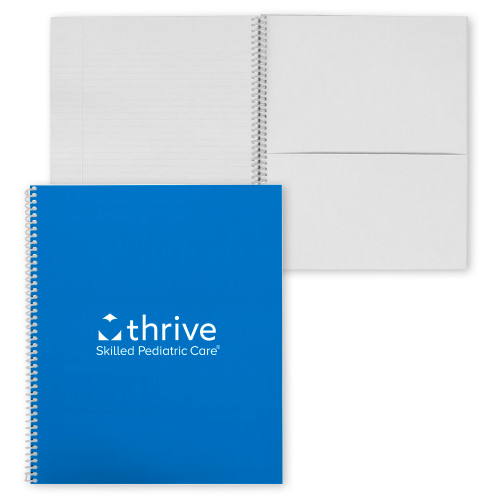 College Spiral Notebook w/Clear Coil-Skilled Pediatric Care