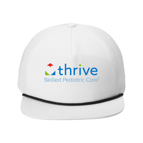 Retro White/Black Rope Cap-Skilled Pediatric Care