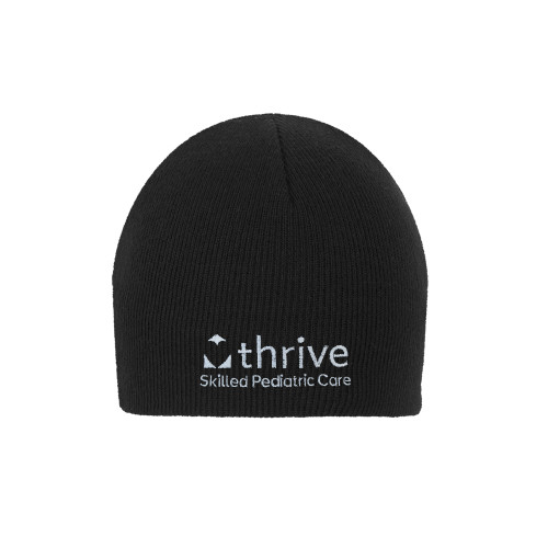 Black Knit Beanie-Skilled Pediatric Care