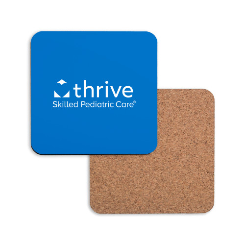 Hardboard Coaster w/Cork Backing-Skilled Pediatric Care