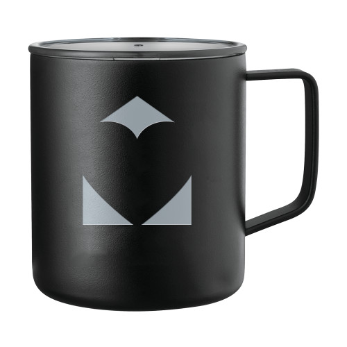 Rover Camp Vacuum Insulated Black Mug 14oz-Icon  Engraved