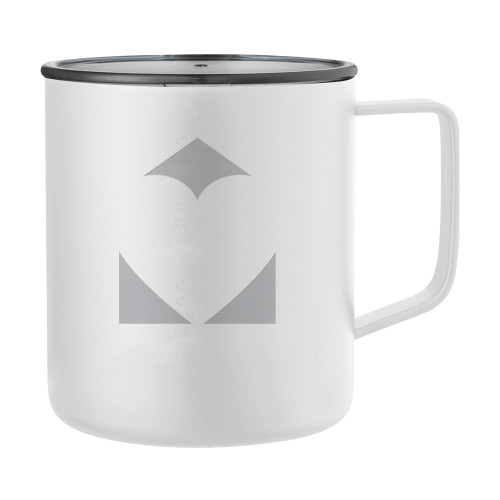 Rover Camp Vacuum Insulated White Mug 14oz-Icon  Engraved