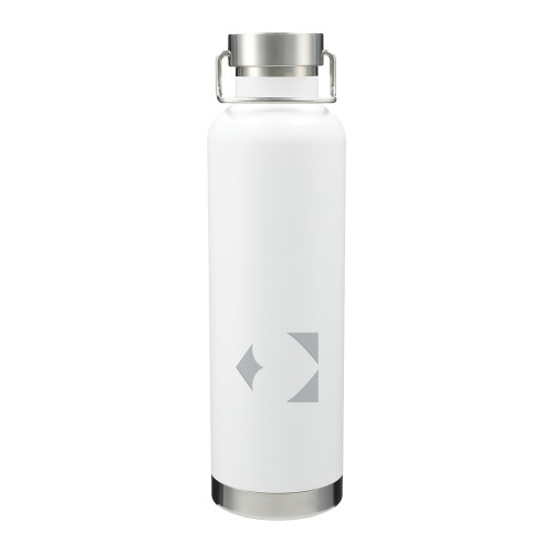 Thor Copper Vacuum Insulated White Bottle 32oz-Icon  Engraved