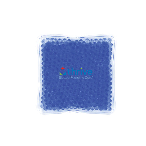 Blue Square Gel Beads Hot/Cold Pack-Skilled Pediatric Care