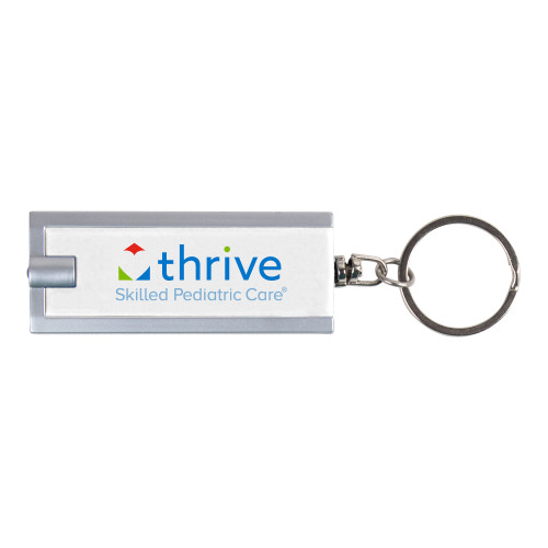 Turbo White Flashlight Key Holder-Skilled Pediatric Care