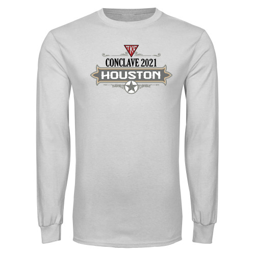 White Long Sleeve T Shirt-Conclave 2021