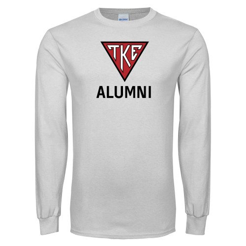 White Long Sleeve T Shirt-Alumni