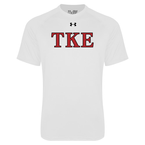 Under Armour White Tech Tee-TKE