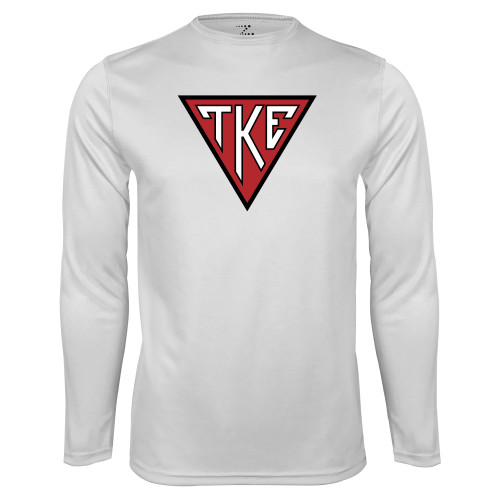 White Performance Long Sleeve Shirt-Houseplate