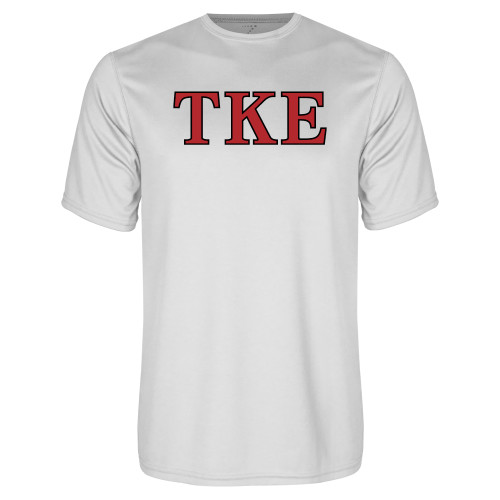 White Performance Tee-TKE