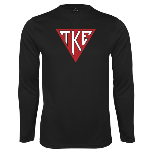 Black Performance Long Sleeve Shirt-Houseplate