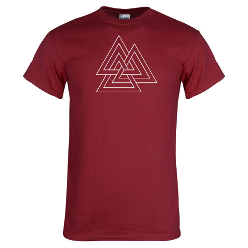 Cardinal T Shirt-Interlocking Triangles