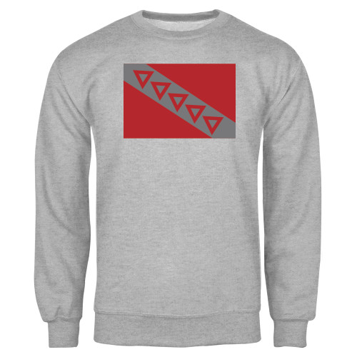 Grey Fleece Crew-Flag