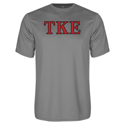Grey Concrete Performance Tee-TKE