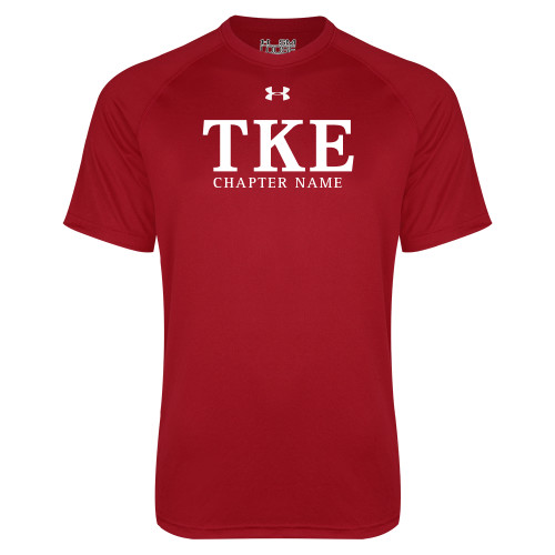 Under Armour Cardinal Tech Tee-TKE Chapter Name