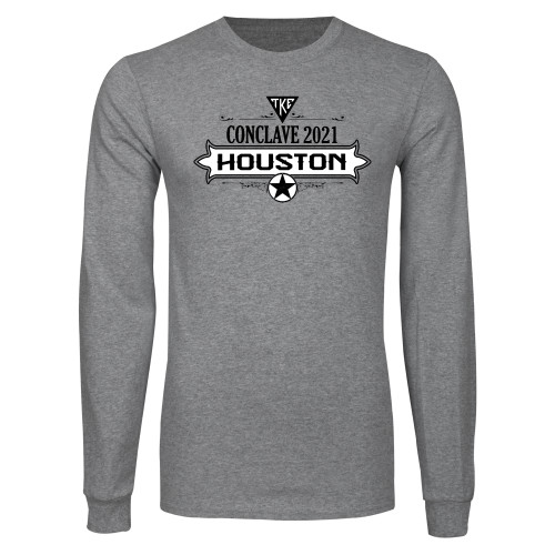 Grey Long Sleeve T Shirt-Conclave 2021