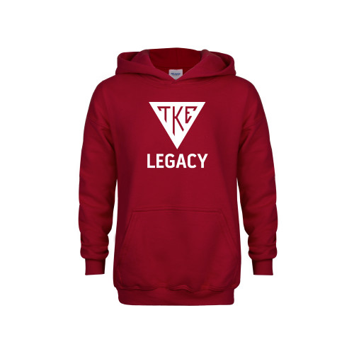 Youth Cardinal Fleece Hoodie-Legacy