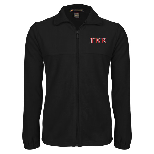 Black Fleece Full Zip Jacket-TKE