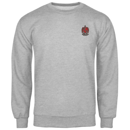 Grey Fleece Crew-Coat of Arms