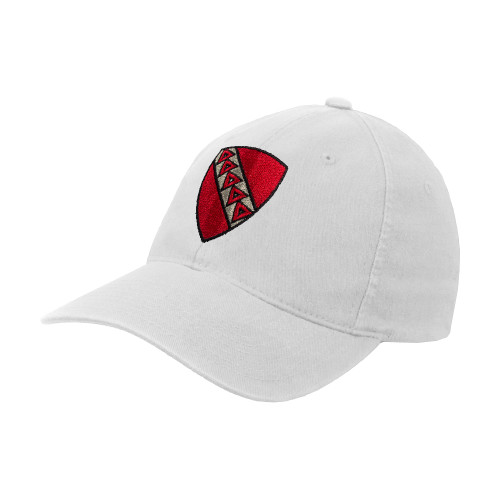 White Flexfit Structured Low Profile Hat-Order of the Shield