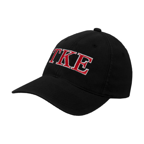 Black Flexfit Structured Low Profile Hat-TKE