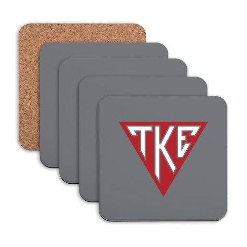 Hardboard Coaster w/Cork Backing 4/set-Houseplate