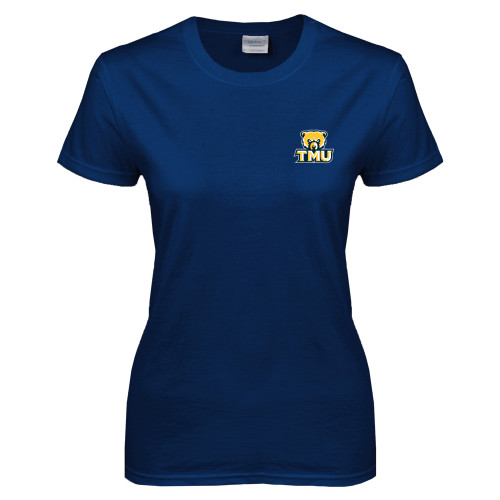  Womens Short Sleeve Navy Tee - Primary Logo
