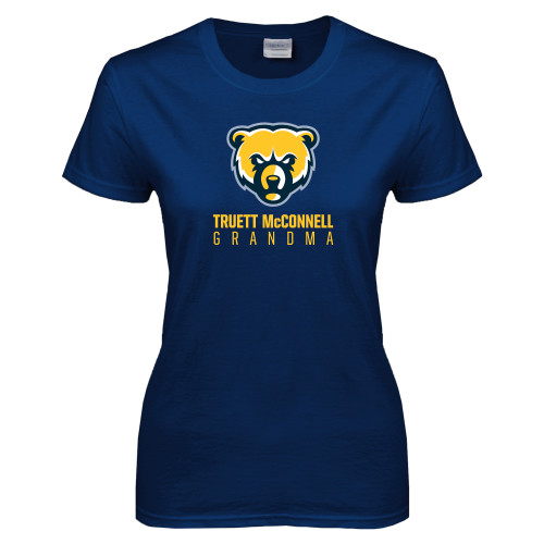  Womens Short Sleeve Navy Tee - Grandma