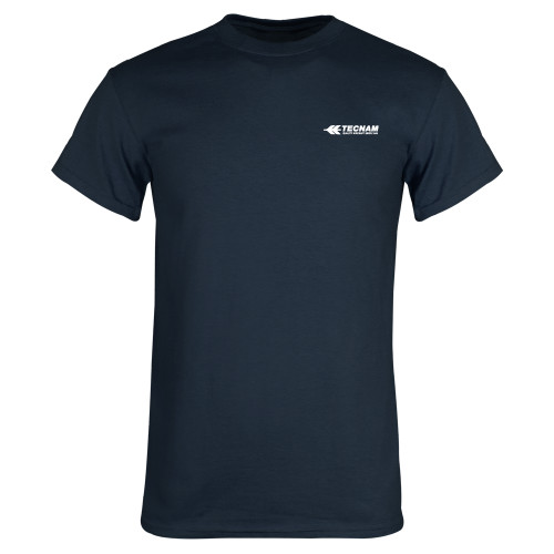 Navy T Shirt-TECNAM Primary Logo