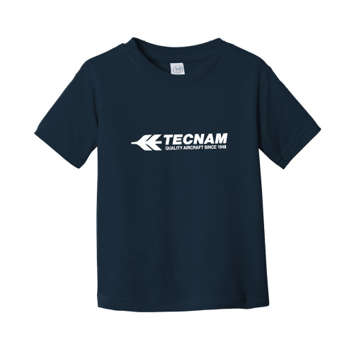 Toddler Navy T Shirt-TECNAM Primary Logo