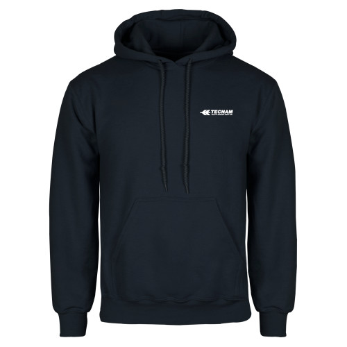 Navy Fleece Hoodie-TECNAM Primary Logo