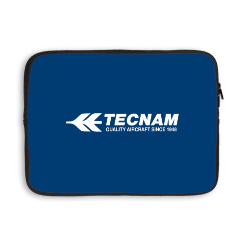 13 inch Neoprene Laptop Sleeve-TECNAM Primary Logo