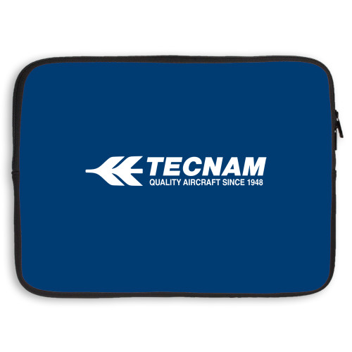 15 inch Neoprene Laptop Sleeve-TECNAM Primary Logo