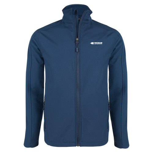 Navy Softshell Jacket-TECNAM Primary Logo